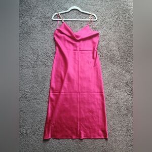 Elegant Pink Slip Dress